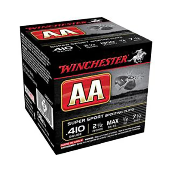 WINCHESTER AA SS SPORTING CLAYS 410GA 2.5″ #8 25