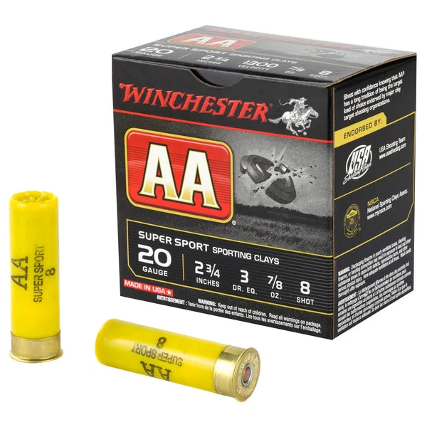 WINCHESTER AA SUPER SPORT 20GA 2.75" #8 25RD