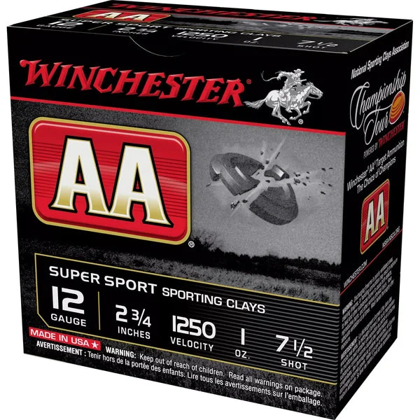 WINCHESTER AA SUPER SPORT SC 12GA 2.75 #7.5 25RD