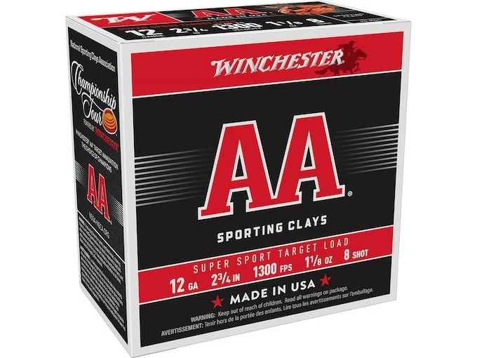 Winchester AA Super Sport Sporting Clays Ammunition 12 Gauge 2-3/4″