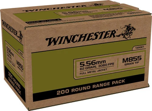 Winchester Ammo WM855200 USA 5.56x45mm NATO 62 gr Full Metal Jacket