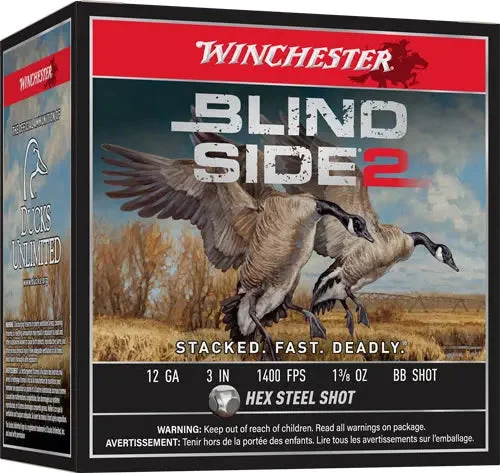 WINCHESTER BLIND SIDE 2 12GA 3" 1-3/8OZ #BB 25RD