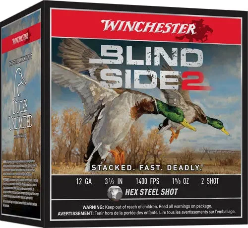 WINCHESTER BLIND SIDE 2 12GA 3.5" 1-5/8OZ #2 25RD