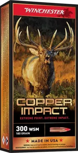 WINCHESTER COPPER IMPACT 300 WSM 180GR 20RD
