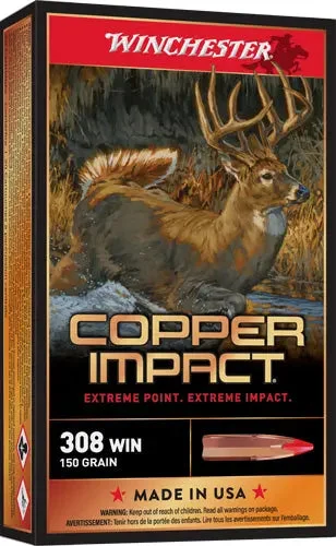 WINCHESTER COPPER IMPACT 308 WIN 150GR 20RD