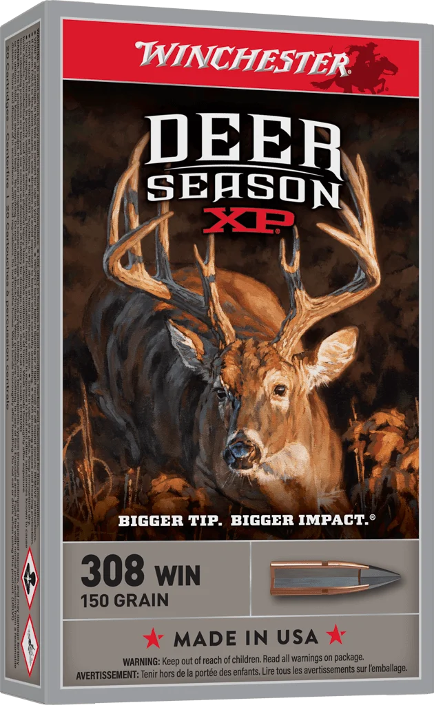Winchester Deer Season XP .308 Win Polymer Tip 150 gr – Hunting Ammo | 200 Rounds