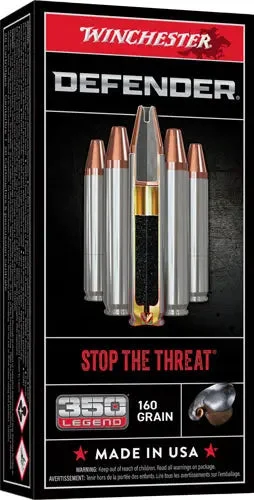 WINCHESTER DEFENDER 350 LEGEND 160GR BONDED HP 20RD
