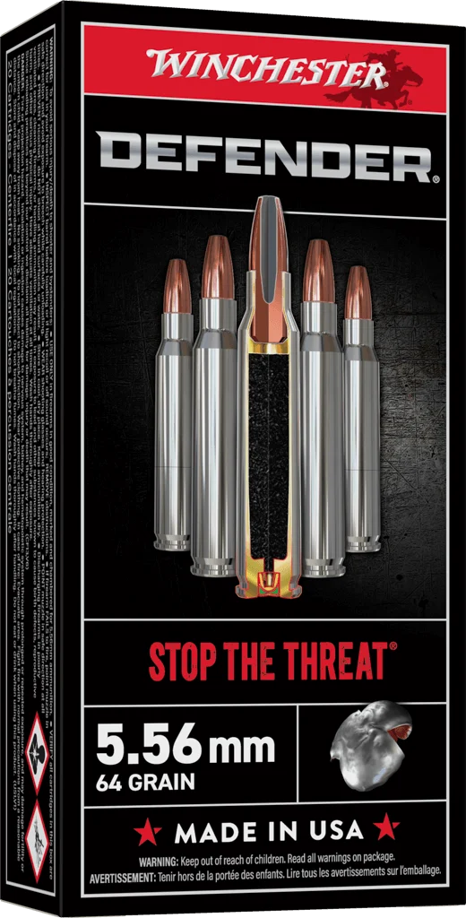 Winchester Defender 5.56x45mm 64 gr – Self-Defense Ammo | 200 Rounds