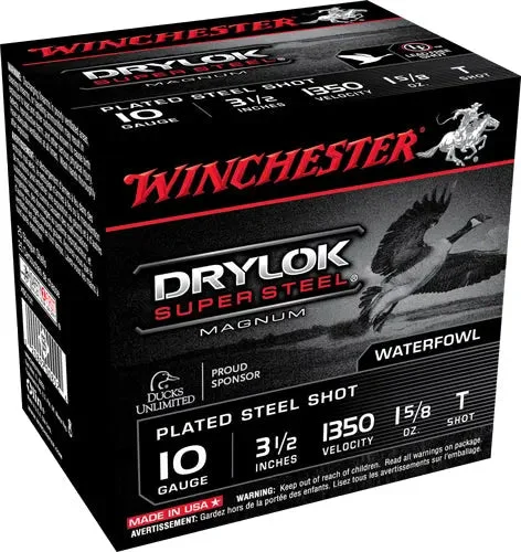 WINCHESTER DRYLOK 10GA 3.5" 1-5/8OZ #T 1350FPS 25RD
