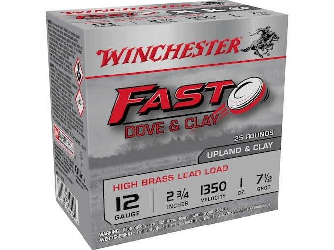 Winchester Fast Dove High Brass Ammunition 12 Gauge 2-3/4″ 1 oz