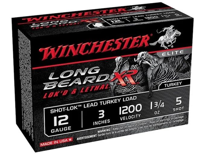 Winchester Long Beard XR Turkey Ammunition 12 Gauge Copper Plated Shot