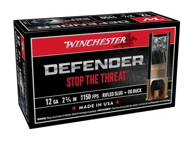 Winchester PDX1 Defender 12G 2-3/4" Slug/3x00Buck