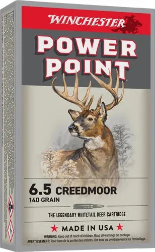WINCHESTER POWER POINT 6.5 CM 140GR JSP 20RD