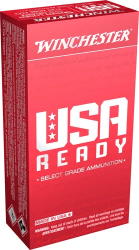 Winchester RED9 USA Ready Full Metal Jacket Flat Nose FMJFN 115 Grain 9mm Luger/Parabellum