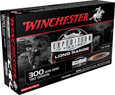 Winchester S300LR Expedition Big Game Nosler AccuBond Long-Range190 Grain .300 Winchester Mag