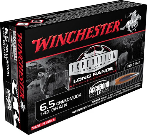 Winchester S65LR Expedition Big Game Nosler AccuBond Long-Range142 Grain 6.5mm Creedmoor