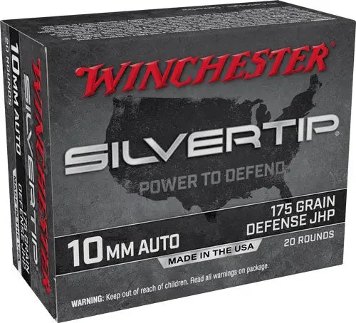 WINCHESTER SILVERTIP 10MM 185GR JHP 20RD