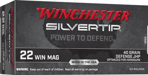 WINCHESTER SILVERTIP 22WMR 40GR HP 50RD