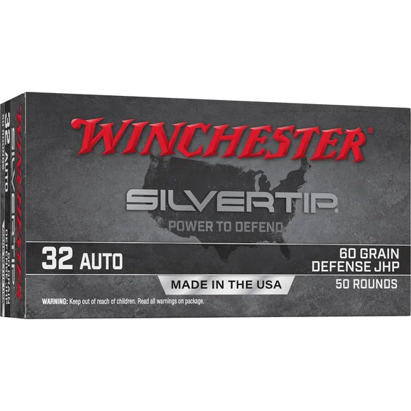 WINCHESTER SILVERTIP 32AUTO 60GR JHP 50RD