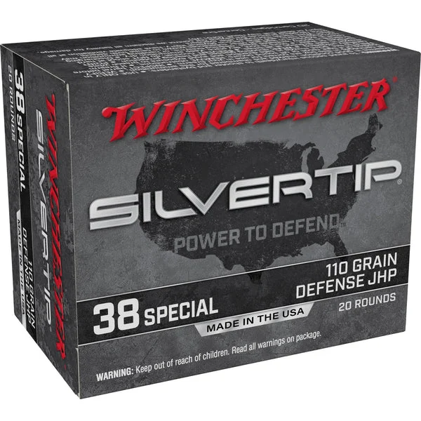 WINCHESTER SILVERTIP 38SPC 110GR HP 20RD