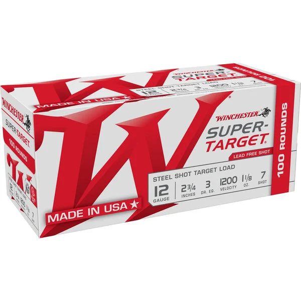 WINCHESTER SPR TGT STL 12GA 2.75 #7 100RD