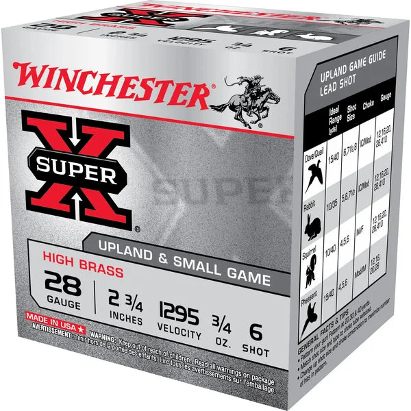 WINCHESTER SPR-X UPLD 28GA 2.75" #6 25RD