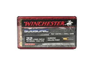 Winchester Subsonic 22LR 40gr HP