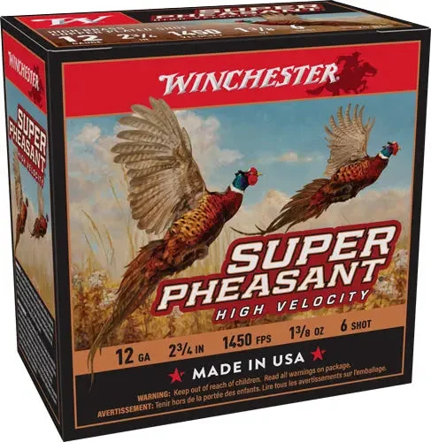 WINCHESTER SUPER PHEASANT 12GA 1-3/8OZ #6 1450FPS 25RD