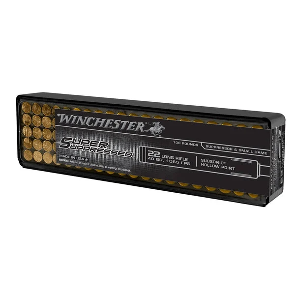 WINCHESTER SUPER SUPPRESSED 22LR 40GR 100RD