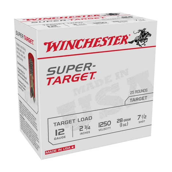 WINCHESTER SUPER-TARGET 12GA 2-3/4" #7.5 1250FPS 25RD