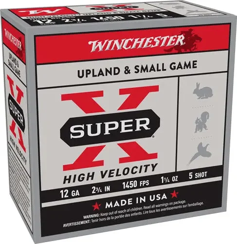 WINCHESTER SUPER-X 12GA 2.75" 1-1/4OZ #5 1450FPS 25RD