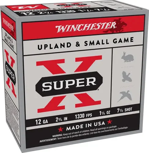 WINCHESTER SUPER-X 12GA 2.75" 1-1/4OZ #7.5 25RD