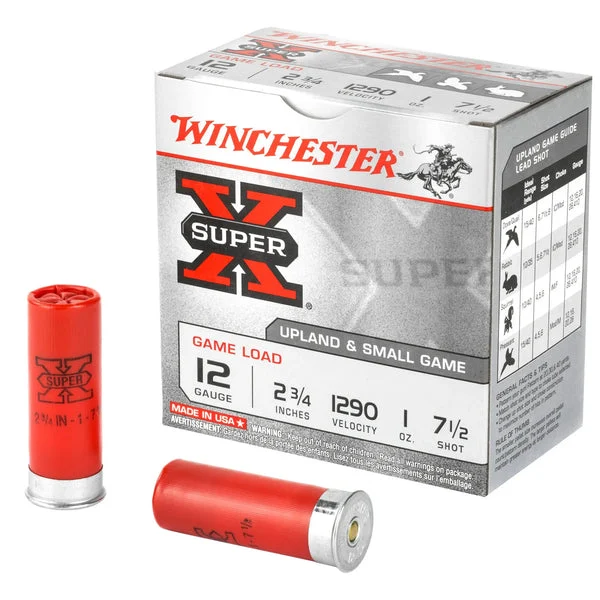 WINCHESTER SUPER-X 12GA 2.75" 1OZ #7.5 25RD