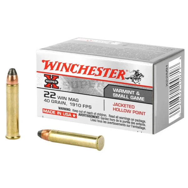 WINCHESTER SUPER-X 22WMR 40GR JHP 50RD
