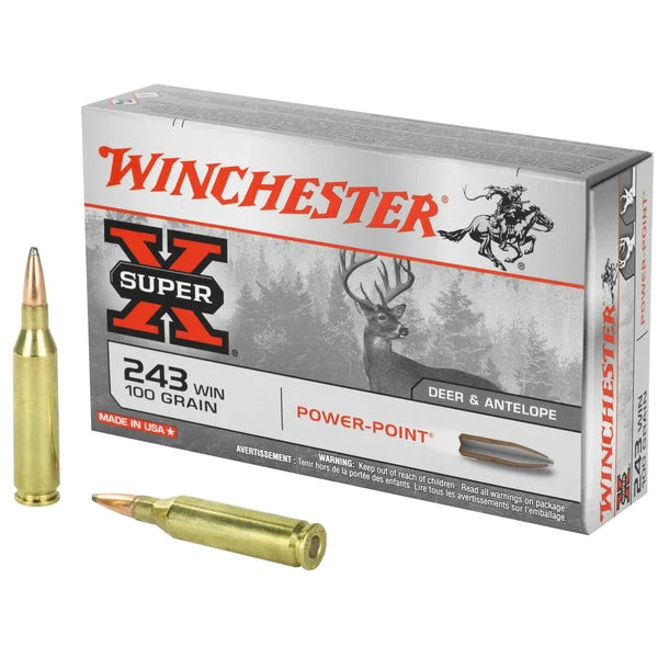 WINCHESTER SUPER-X 243WIN 100GR PP 20RD