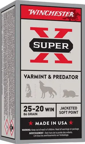 WINCHESTER SUPER-X 25-20 WIN 86GR JSP-FN 50RD