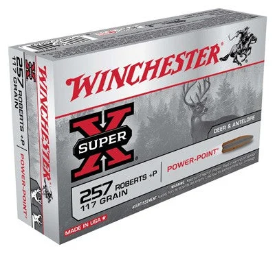 Winchester Super X .257 Roberts 117 gr JSP ammo