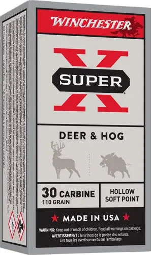 WINCHESTER SUPER-X 30 CARBINE 110GR HSP 50RD