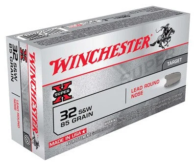 Winchester SUPER-X .32 S&W Long 85 gr Solid ammo
