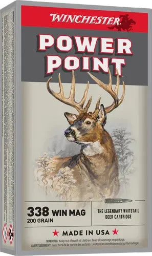 WINCHESTER SUPER-X 338 WIN MAG 200GR POWER POINT 20RD