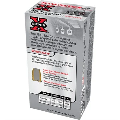 Winchester Super X .357 Magnum 125 gr JSP ammo