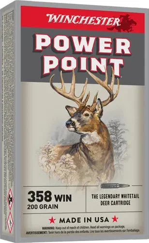 WINCHESTER SUPER-X 358 WIN 200GR POWER POINT 20RD