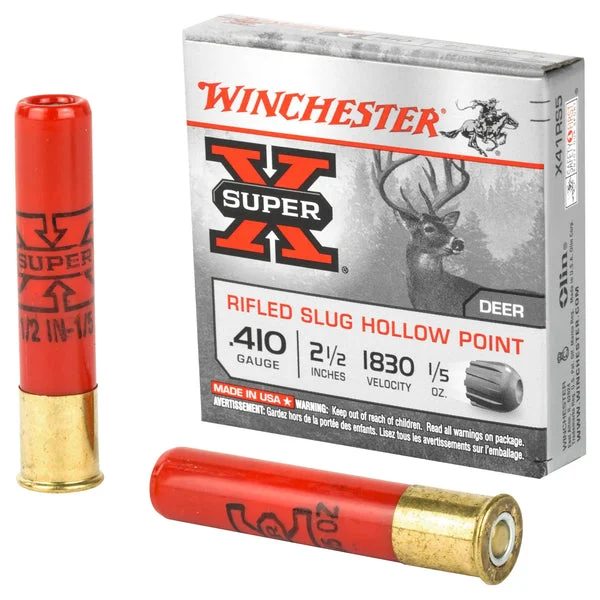 WINCHESTER SUPER-X 410G 2.5" 1/5OZ RFLED 5RD