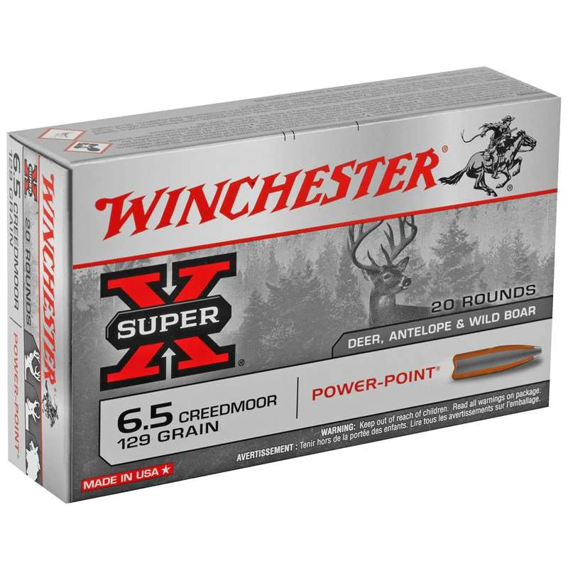 Winchester Super-X 6.5 Creedmoor Power-Point 129 gr | 200 Hunting Rounds