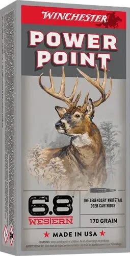 WINCHESTER SUPER-X 6.8 WESTERN 170GR POWER POINT 20RD