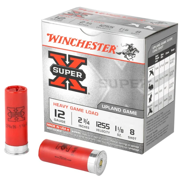 WINCHESTER SUPER-X HGL 12GA 2.75" #8 25RD