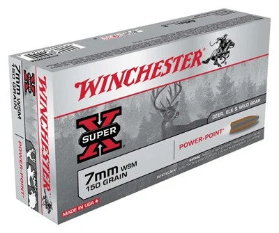 Winchester Super-X Power-Point 7mm WSM 150 gr JSP ammo