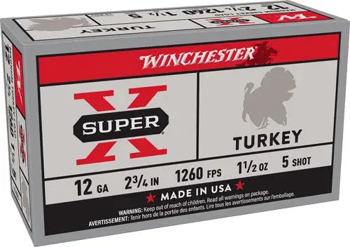 WINCHESTER SUPER-X TURKEY 12GA 2.75" 1-1/2OZ #5 10RD