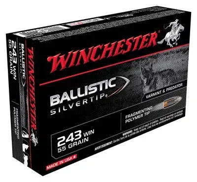 WINCHESTER SUPREME 243 WIN 55GR SILVER-TIP 20RD