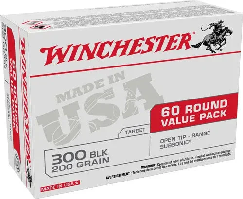 WINCHESTER USA 300 AAC 200GR FMJ 60RD